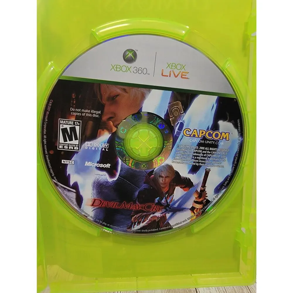 Devil May Cry 4 (Microsoft Xbox 360, 2008) CIB Complete W Manual
